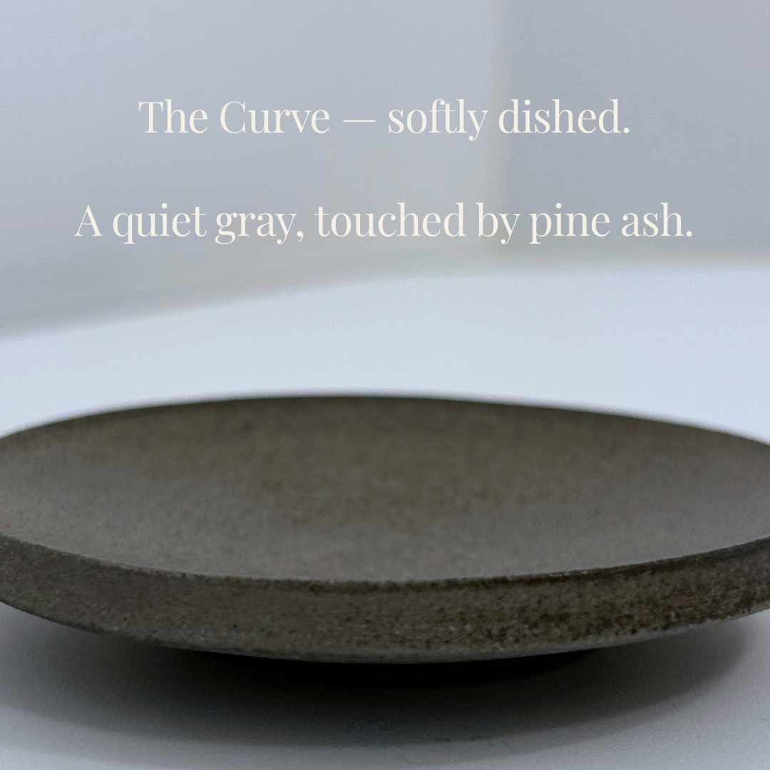 "Full Moon" — Round Suzu-yaki Incense Holder