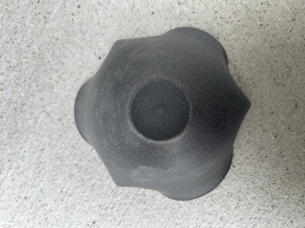 Suzu-yaki Incense Holder — Suzu Star, front view